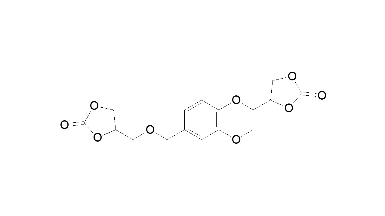 Vanillyl alcohol bis(cyclocarbonate) thumbnail